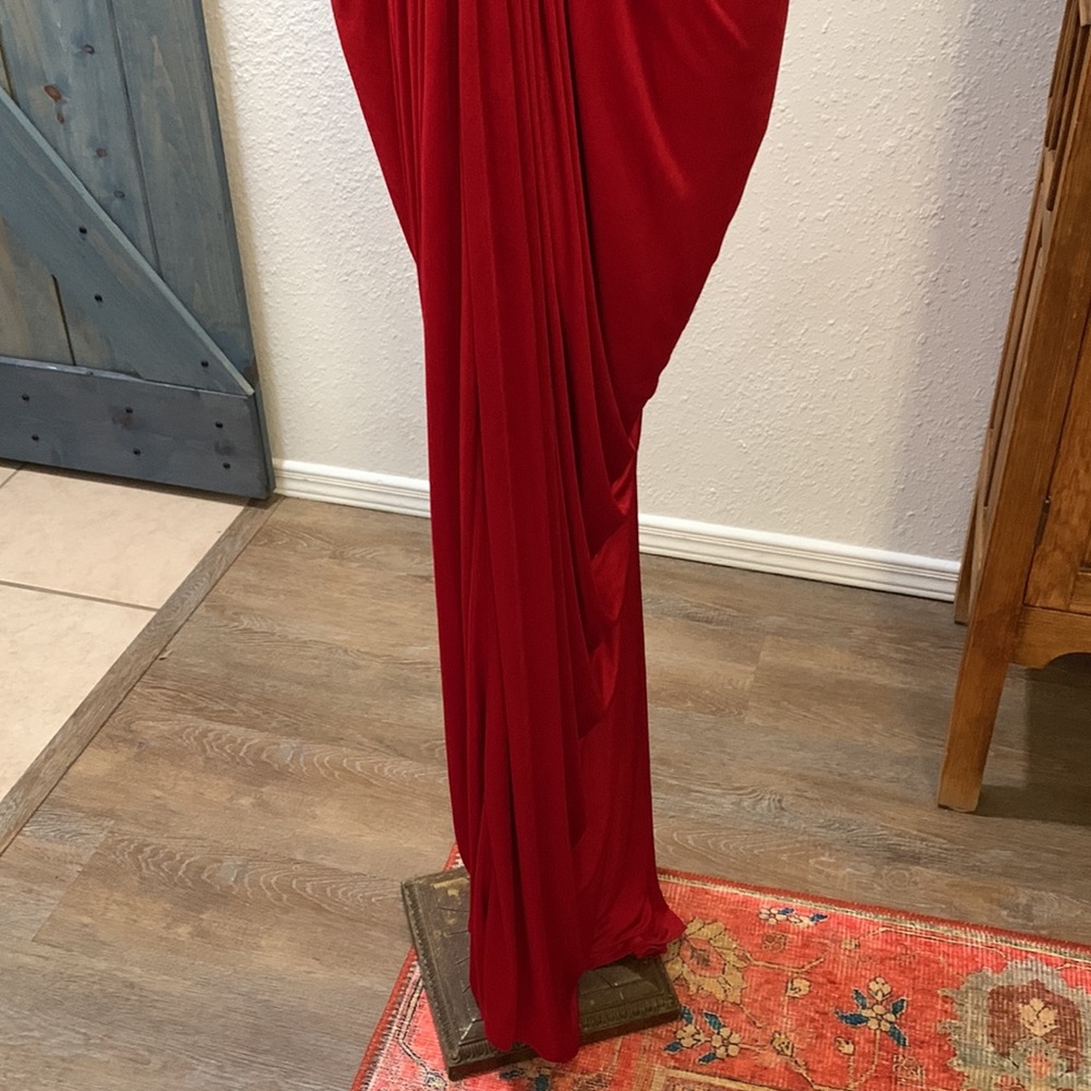 Antonio Melani Red Maxi Dress - semi formal - size Med. - Goddess Style - Picture 5 of 15